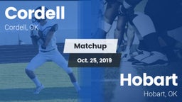Matchup: Cordell  vs. Hobart  2019