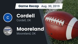 Recap: Cordell  vs. Mooreland  2019