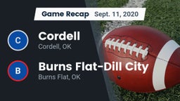 Recap: Cordell  vs. Burns Flat-Dill City  2020