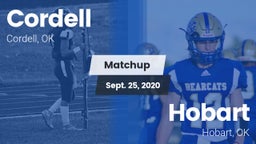 Matchup: Cordell  vs. Hobart  2020