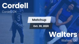 Matchup: Cordell  vs. Walters  2020