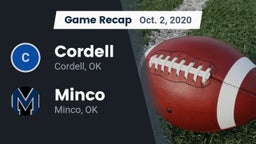 Recap: Cordell  vs. Minco  2020