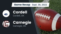 Recap: Cordell  vs. Carnegie  2022