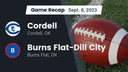Recap: Cordell  vs. Burns Flat-Dill City  2023