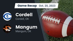 Recap: Cordell  vs. Mangum  2023