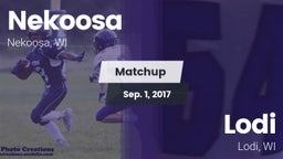 Matchup: Nekoosa  vs. Lodi  2017