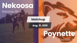 Matchup: Nekoosa  vs. Poynette  2018