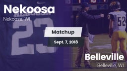 Matchup: Nekoosa  vs. Belleville  2018