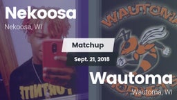 Matchup: Nekoosa  vs. Wautoma  2018