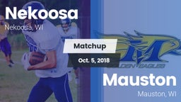 Matchup: Nekoosa  vs. Mauston  2018