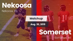 Matchup: Nekoosa  vs. Somerset  2019