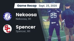 Recap: Nekoosa  vs. Spencer  2020