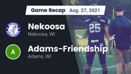 Recap: Nekoosa  vs. Adams-Friendship  2021