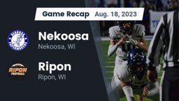 Recap: Nekoosa  vs. Ripon  2023