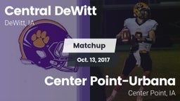 Matchup: Central DeWitt vs. Center Point-Urbana  2017