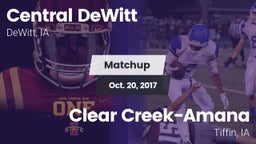 Matchup: Central DeWitt vs. Clear Creek-Amana 2017