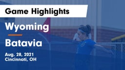 Wyoming  vs Batavia  Game Highlights - Aug. 28, 2021