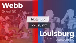 Matchup: Webb  vs. Louisburg  2017