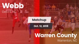 Matchup: Webb  vs. Warren County  2018