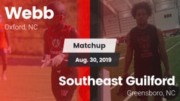 Matchup: Webb  vs. Southeast Guilford  2019
