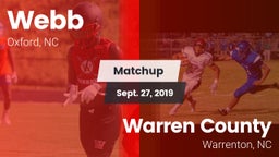 Matchup: Webb  vs. Warren County  2019