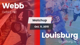Matchup: Webb  vs. Louisburg  2019