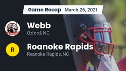 Recap: Webb  vs. Roanoke Rapids  2021