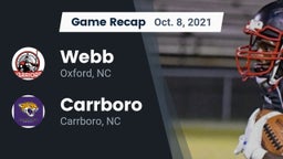 Recap: Webb  vs. Carrboro  2021