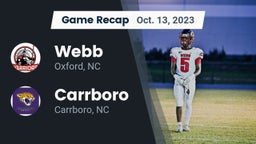 Recap: Webb  vs. Carrboro  2023
