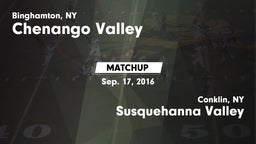 Matchup: Chenango Valley vs. Susquehanna Valley  2016