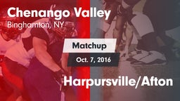 Matchup: Chenango Valley vs. Harpursville/Afton 2016