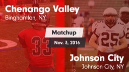 Matchup: Chenango Valley vs. Johnson City  2016