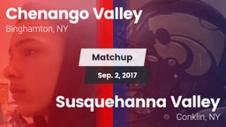 Matchup: Chenango Valley vs. Susquehanna Valley  2017