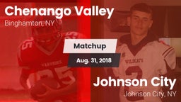 Matchup: Chenango Valley vs. Johnson City  2018