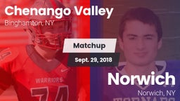 Matchup: Chenango Valley vs. Norwich  2018