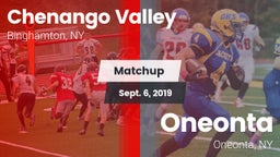 Matchup: Chenango Valley vs. Oneonta  2019
