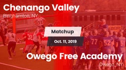 Matchup: Chenango Valley vs. Owego Free Academy  2019