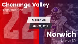 Matchup: Chenango Valley vs. Norwich  2019