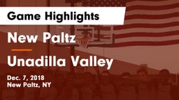 New Paltz  vs Unadilla Valley  Game Highlights - Dec. 7, 2018