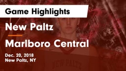 New Paltz  vs Marlboro Central  Game Highlights - Dec. 20, 2018