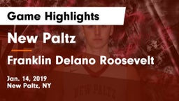 New Paltz  vs Franklin Delano Roosevelt Game Highlights - Jan. 14, 2019