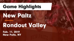 New Paltz  vs Rondout Valley  Game Highlights - Feb. 11, 2019