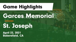 Garces Memorial  vs St. Joseph  Game Highlights - April 22, 2021
