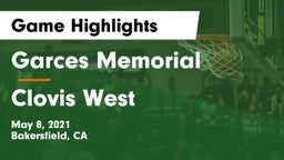 Garces Memorial  vs Clovis West  Game Highlights - May 8, 2021