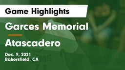 Garces Memorial  vs Atascadero  Game Highlights - Dec. 9, 2021