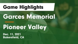Garces Memorial  vs Pioneer Valley  Game Highlights - Dec. 11, 2021
