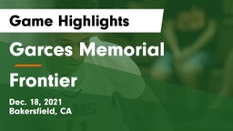 Garces Memorial  vs Frontier  Game Highlights - Dec. 18, 2021