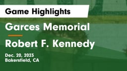 Garces Memorial  vs Robert F. Kennedy  Game Highlights - Dec. 20, 2023