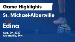 St. Michael-Albertville  vs Edina  Game Highlights - Aug. 29, 2020