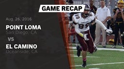 Recap: Point Loma  vs. El Camino  2016